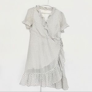 Polka-dot Wrap Dress